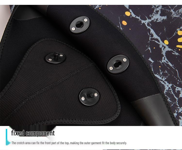 5mm Thickened Plus Size Winter Wetsuit - Cold-Proof, Jellyfish Protection for Swimming & Surfing