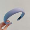 Satin Glossy Sponge Headband for Women To Go Out with High Head and Face Small Hair Accessories Clip Headband