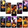Feuilles d'automne renard citrouille Halloween Coque de téléphone pour Xiaomi Poco X4 F4 GT X3 NFC X5 X6 X7 Pro 5G M5 M5S M3 F5 Mi F6 F3 F2 F1