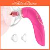 Spot Tongue Clitoris Licking G Vibrator Clitoral Sucker Nipple Stimulator For Women With 2 Sucking Cups Adult Sex Toys For Women
