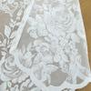 Decorative Lace Short Curtain Soft Tasseled Fringe Semi Transparent Designs For Bedroom Window Dorm Decoration