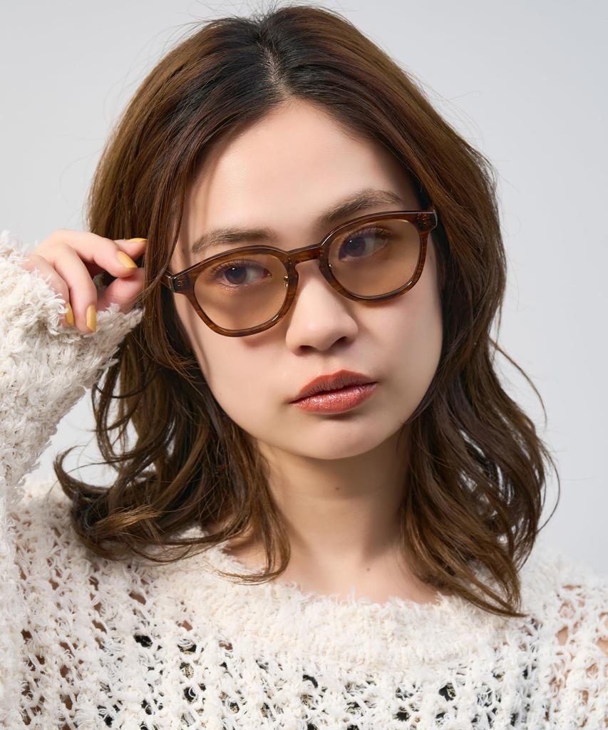 [Zoff] Wellington-style Sunglasses (Brown (Clear)) UNITED ARROWS SUNGLASSES  United Arrows Unisex UV Protection Stylish Women's Men's [ZA241G1043A1