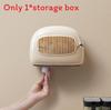 Plastic Dustproof Storage Box With Dividers For Kitchen And Bathroom Organization