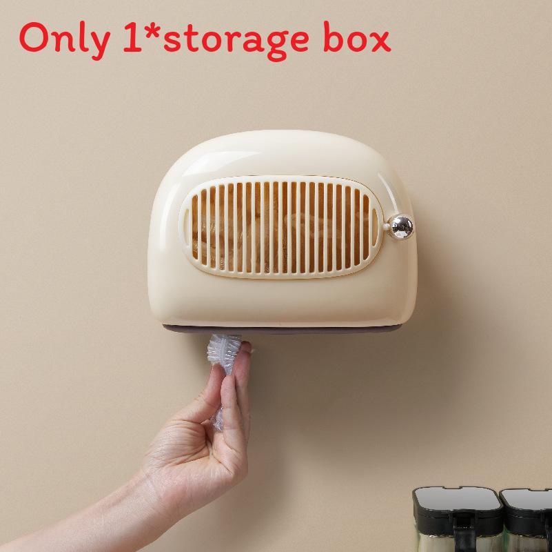 Plastic Dustproof Storage Box With Dividers For Kitchen And Bathroom Organization