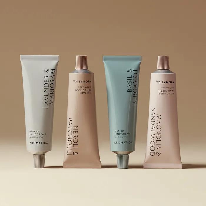 

Цветочный парфюмированный крем для рук 30 мл (Выберите 1 из 4 типов) Inspirit Hand Cream Basil & Bergamot 30ml