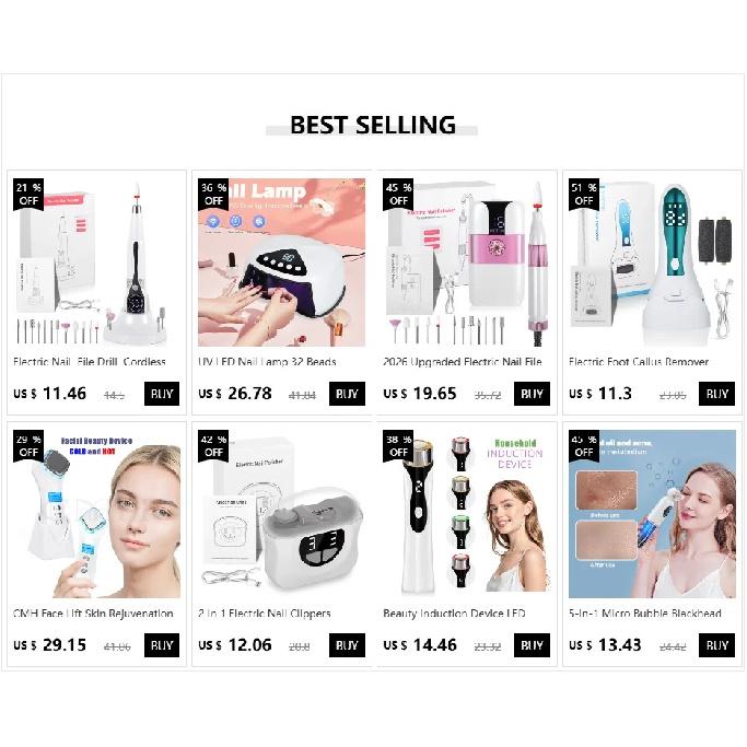 Upgraded Electric Nail Drill Cordless 12 Drill Bits 4000mAh Fast Charging Salon Grade Portable Manicure Pedicure Efficient Tool