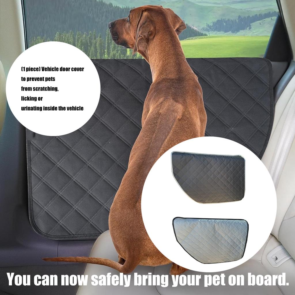 Scratch Resistant Polyester Fabric Automobile Door Panel For Dogs Resists Biting Scratching And Stains On Long Journeys