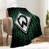 Coperta Simbolo Werder Verde Leggera Coperta Ideale per il Letto Perfetta per Viaggi, Campeggio, Soggiorni, Uffici, Divani, Regalo di Natale per Fan
