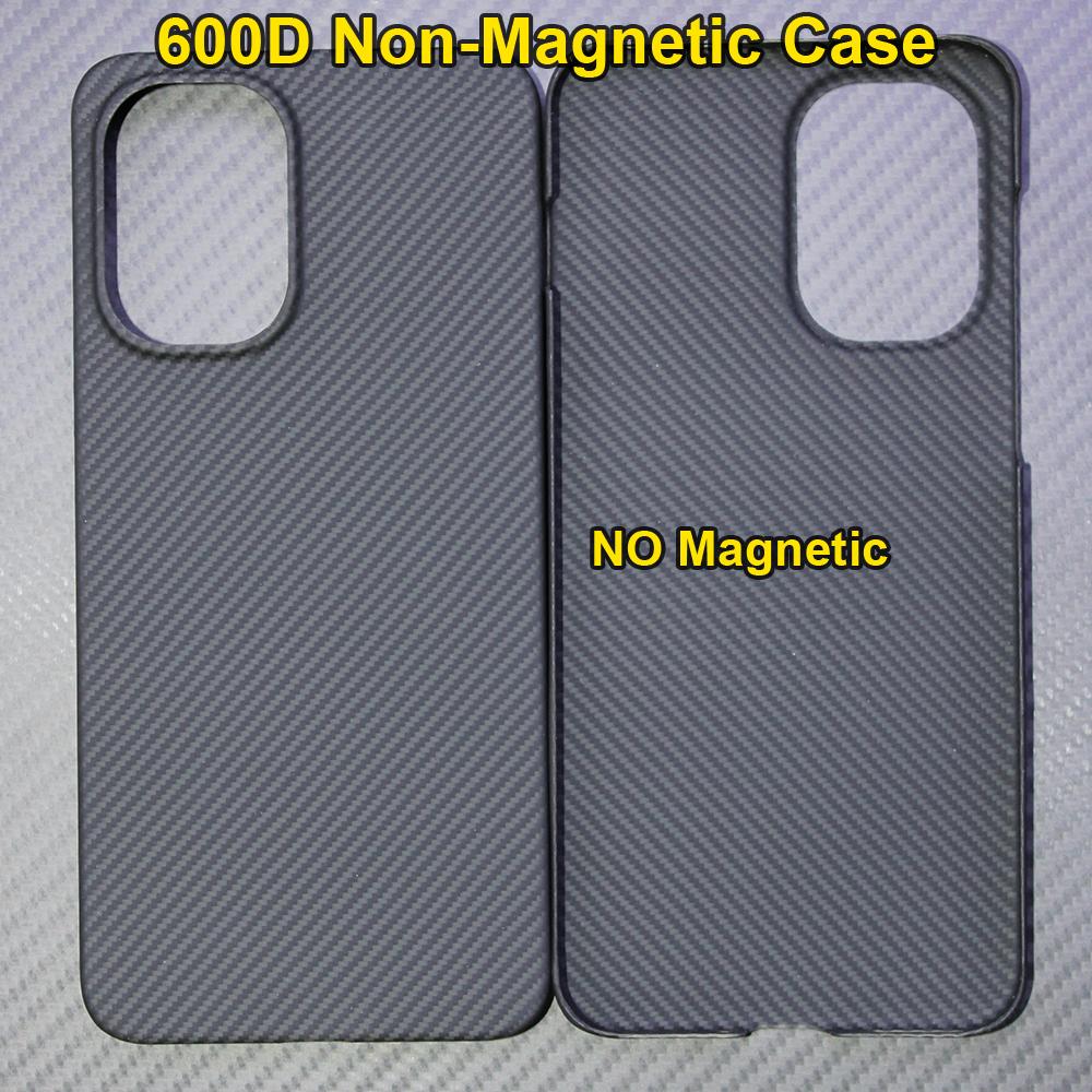Carbon Fiber Aramid Magnetic Case for Oneplus 15R/oneplus Ace6 Kevlar Fabric Thin Hard Lightweight Cover Magnetic Balck Premium