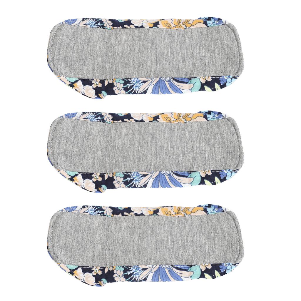 Washable Feminine Pads Leakage Proof Strong Absorbent Breathable Reusable Cotton Menstrual Pads 3pcs MSH007