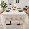 90x140cm Waterproof Heat-Resistant Lace Plastic Tablecloth - Wash-Free European Style for Dining or Coffee Tables