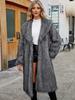Europe beautiful women autumn and winter new imitation fox hair long coat coat women's casual coat
