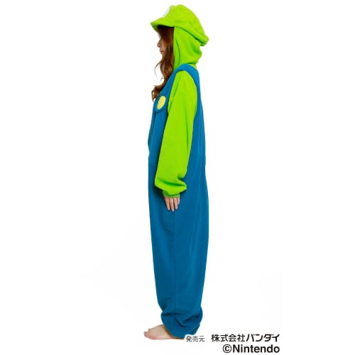SAZAC Character Fleece Kigurumi Super Mario and Luigi