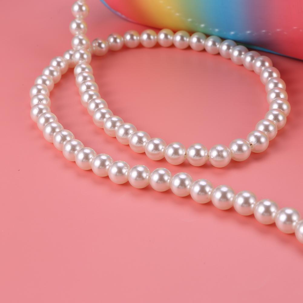 AU Pearl Strap for Handbag Purse Belt Handle Replacement Chain Women Shoulder St