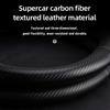 Suitable for Volkswagen Breathable Leather Matte Carbon Fiber Texture Steering Wheel Cover Suitable for Polo Golf 5 6 7 Gol Cc Passat B6 B8 Jetta 