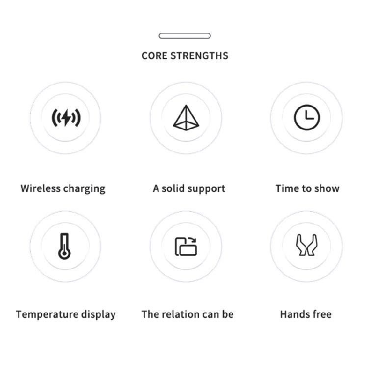 Wireless Chargers Mobile Phone Charging Stand Dock Desktop Phone Holder Bracket
