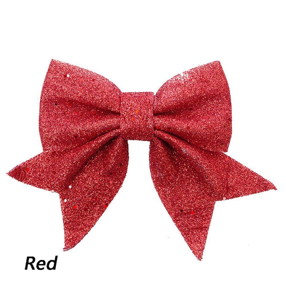 Gold Powder Christmas Bow Large Gold Shiny Bow Big Bow-Tie Pearl Cotton Gold Powder Bowknot