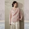 JK&JS Fenli New Chinese Style Embroidered Viscose Shirt