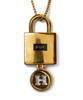 Huf Lock & Key Pendant [Gold]