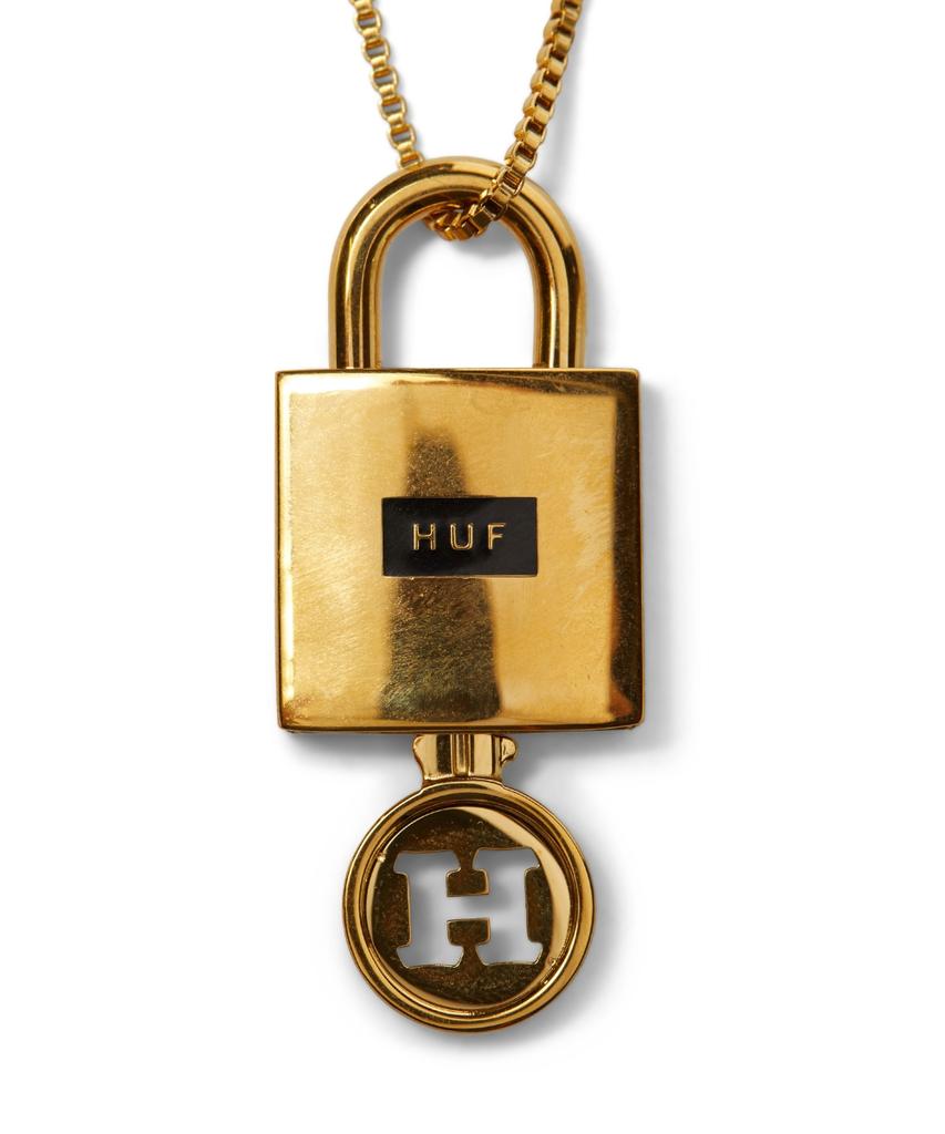 Huf Lock & Key Pendant [Gold]
