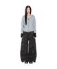 AAKAM Knee Pin-Tuck Camo Zippered Cargo Pants (Black)