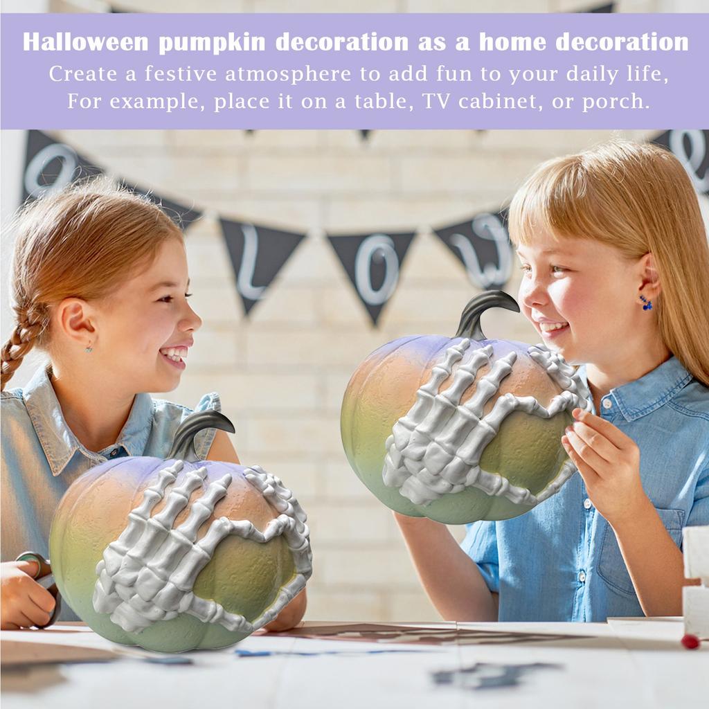 Halloween Dopamine Hand Statue Gothic Decorative Resin Handicraft