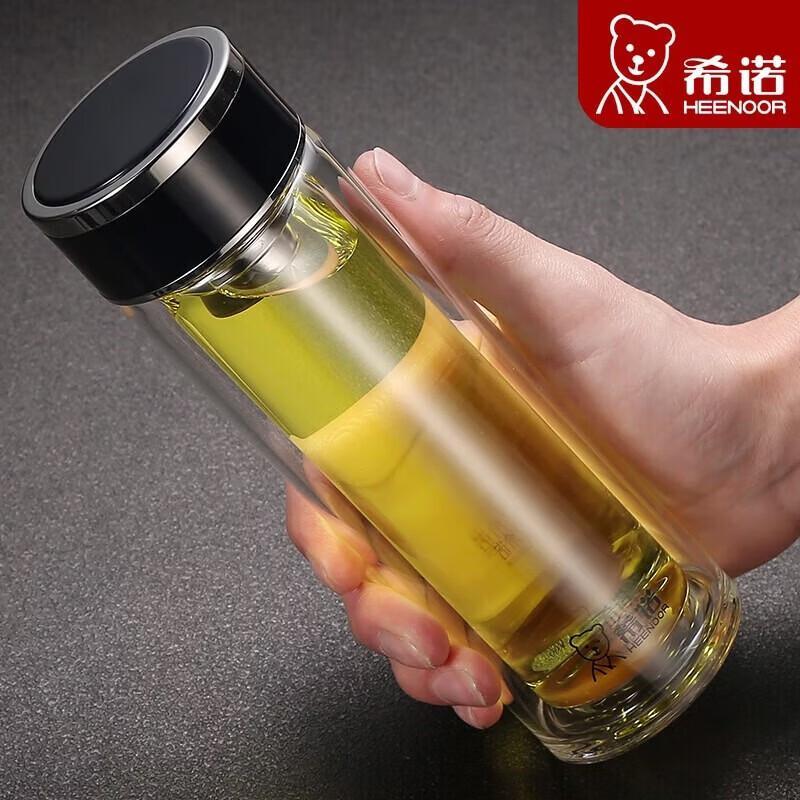 Heenoor XN-7069 Double-Layer Glass Tea Cup