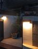 Modern Solar PIR Security Lights Outdoor Garden Wall Lamp With Motion Sensor, IP65 Waterproof