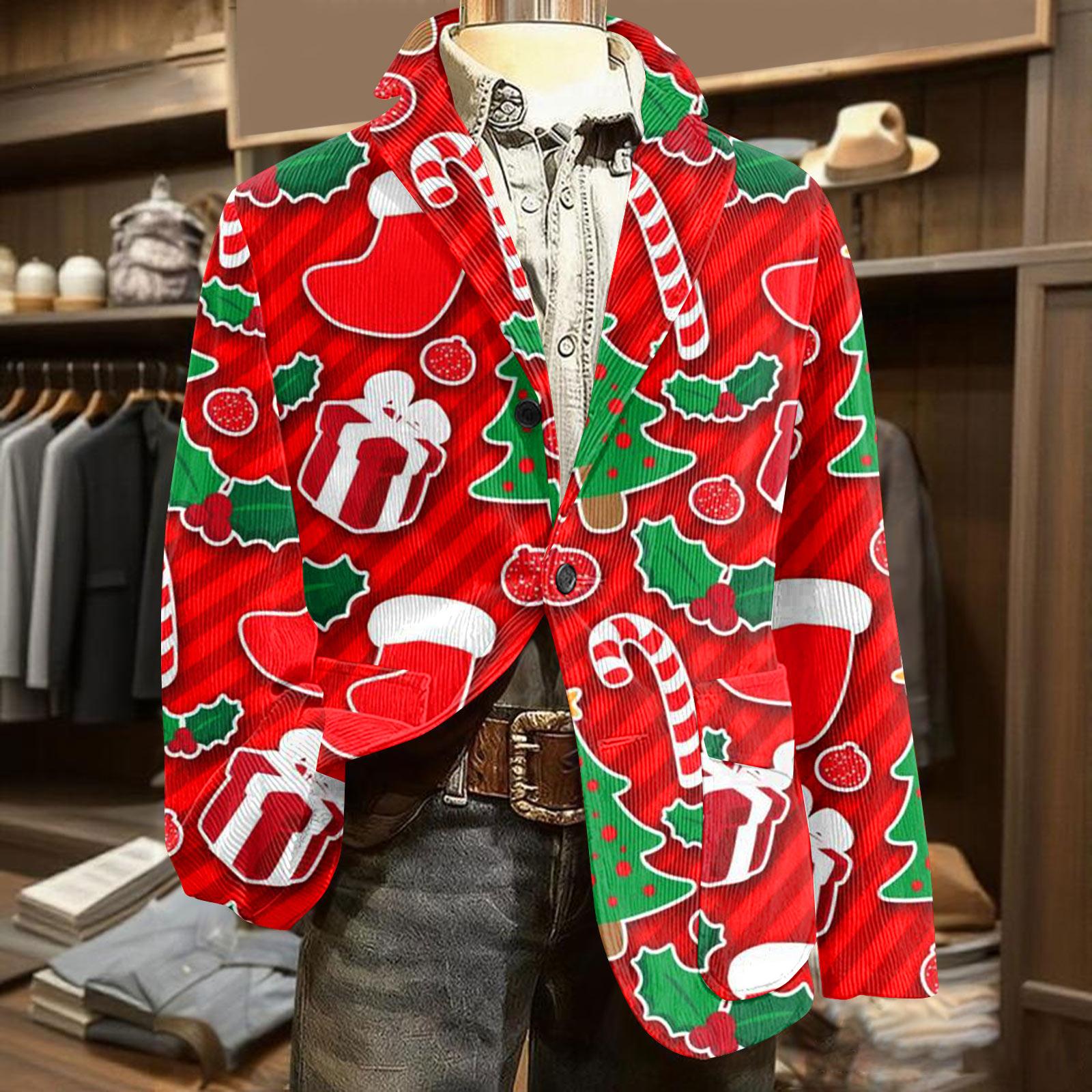 

Мужской вельветовый теплый пиджак-кардиган с принтом и карманами, мужской повседневный костюм L красный