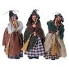 Witch Figurines Ornament with Sound Handmade Witch Decoration With Glowing LED Eye for Horror Themed Event Supplies