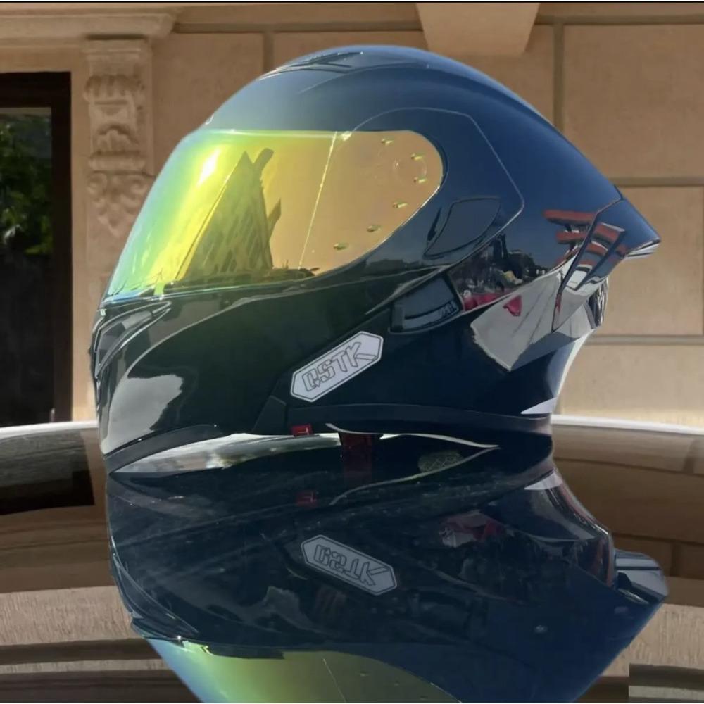 New face-off helmet extra large 70 extra large head circumference double lenses new motorcycle helmet