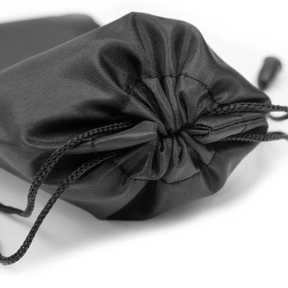 Drawst Closure Drawstring Storage Pouch Portable Dustproof Waterproof Dustproof Pouches Black Lightweight Durable