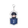For Anime JJK Fushiguro Megumi Gojo Satoru Zenin Mai Nanami Kento Inumaki Toge Acrylic KeyChain Backpack Accessories Gift