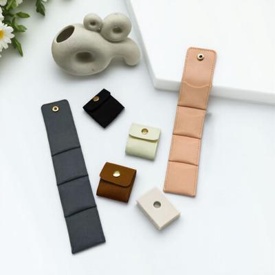 Yousheng 2/3Pcs Jewelry Storage Bags Snap Closure Soft Velvet Lining Multifunctional Mini Travel Jewelry Bag Necklaces Earrings Organizer