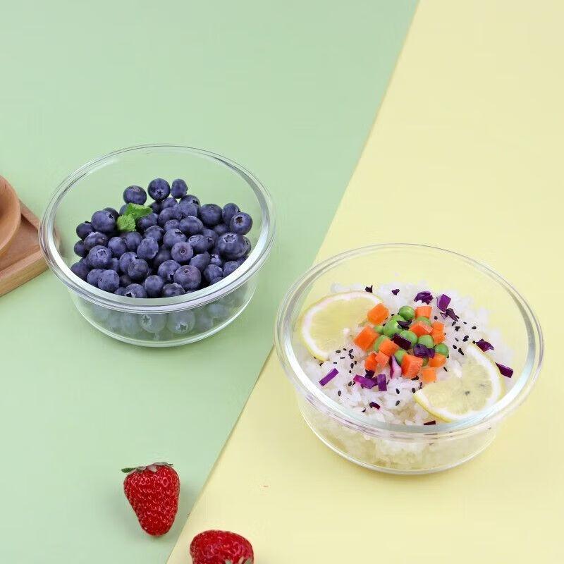 YLYTR279 Round Borosilicate Glass Food Storage Set