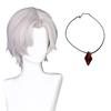 DMC 5 Dante Cosplay Wig Uniform Costumes Disguise for Adult Men Long Windbreaker Gloves Roleplay Outfits Halloween Carnival Suit