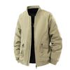Mens Winter Down Jacket 90% White Duck Warm Puffer Coat With Baseball Collar Anti-Wrinkle Loose Fit