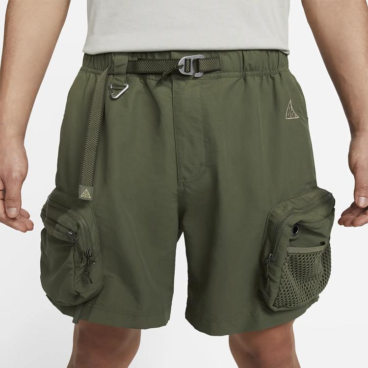 Nike Cargo Shorts Men's Khaki Green Moderate (Unisex) Cargo Shorts DN3946 222