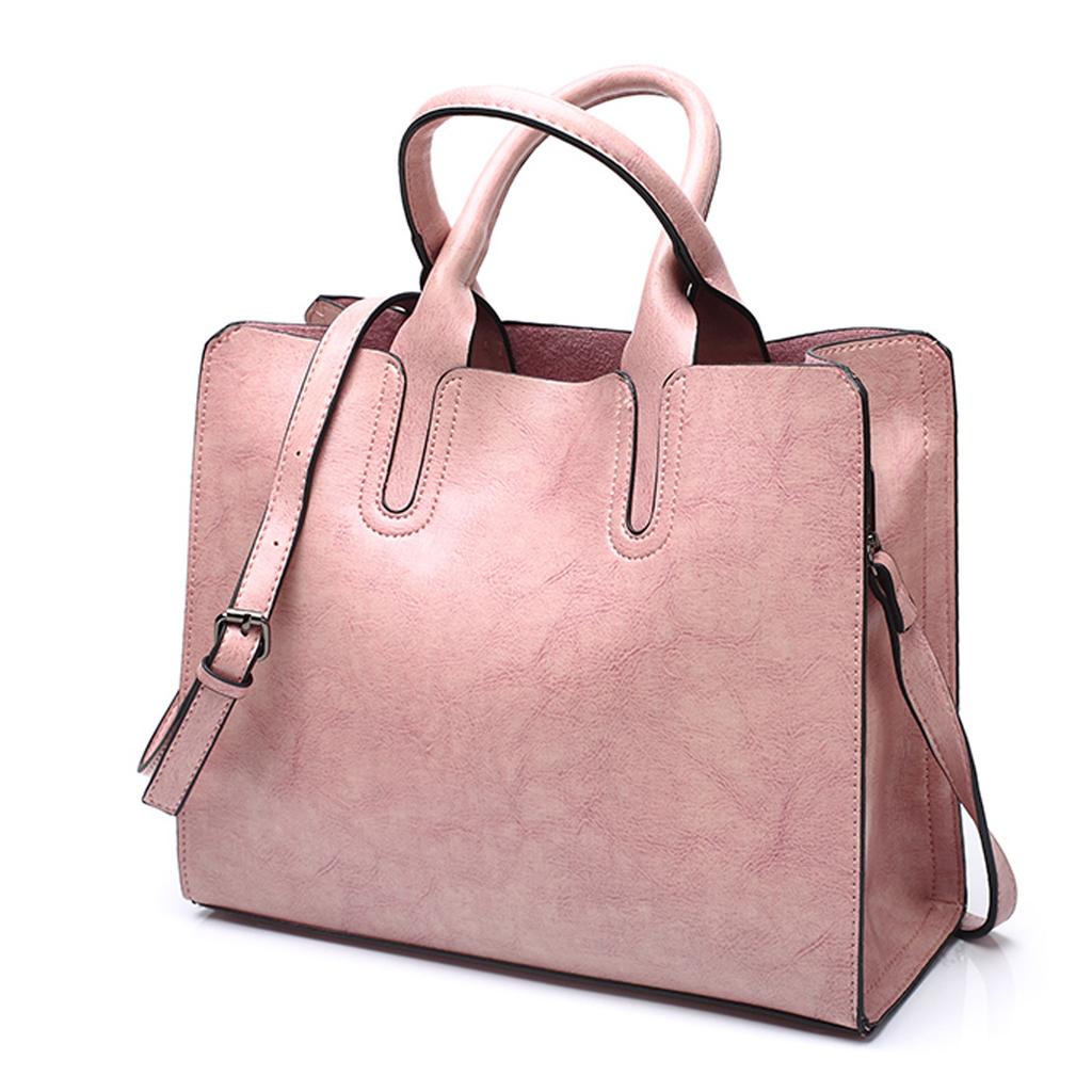 Top Handle Bag for Ladies; Business and Leisure Handbag; Simple and Retro Pu Leather Shoulder Bag with Large Capacity