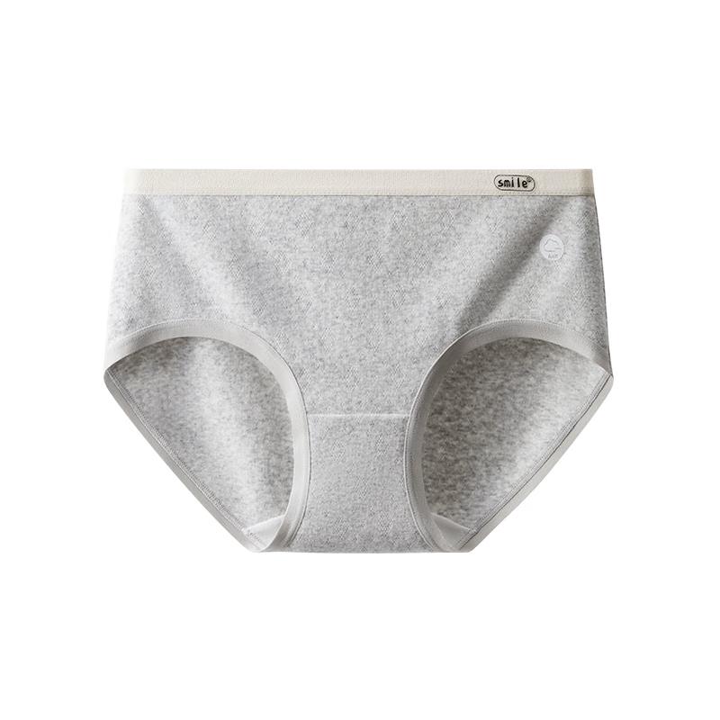 

DOSFAA Women s Mid-Waist Pure Cotton Antibacterial Briefs L (100-120 lbs)