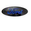 Car Sticker 3pcs Badge for Ford Taurus Equator Explorer Escape ST Kuga Mondeo Focus Edge Car Front Rear Logo Steering Wheel Cove