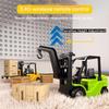 New 1/64 Mini Alloy Forklift Simulation Remote Control Engineering Vehicle Dual Remote Control Can Be Controlled By Mobile Phone