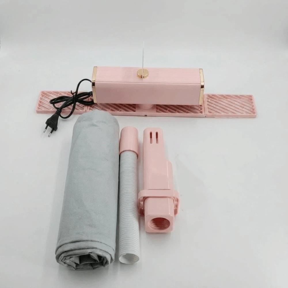 Intelligent Timing Portable Foldable Clothes Dryer Clothing Care Machine Outdoor Travel розовый