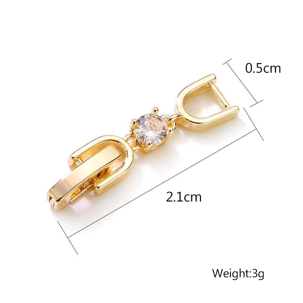 Fashionable DIY Bracelet Necklace Extension Buckle with 2.1cm Chain