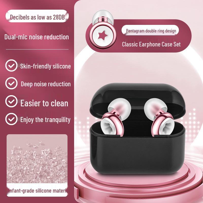 Silicone Soundproof Earplugs: Waterproof, Noise-Reducing for Dormitories, Work, Snoring, and Workshops