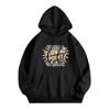 Unisex Fashion Lightweight Long Sleeve Pullover With Pockets  Print Hoodie