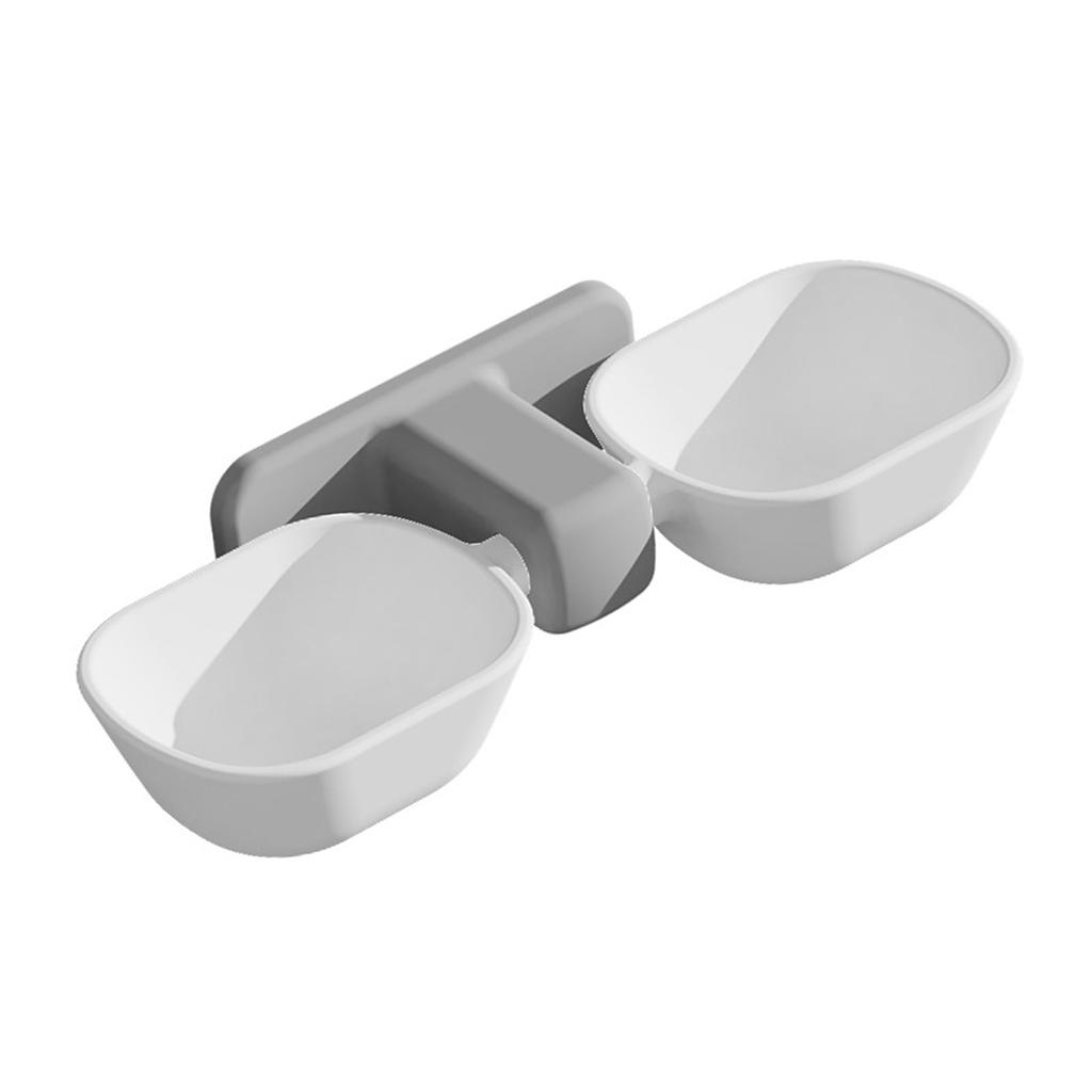Pet Food and Water Bowls Wall Mounted Removable Thickened Elevated Cat Dog Bowls