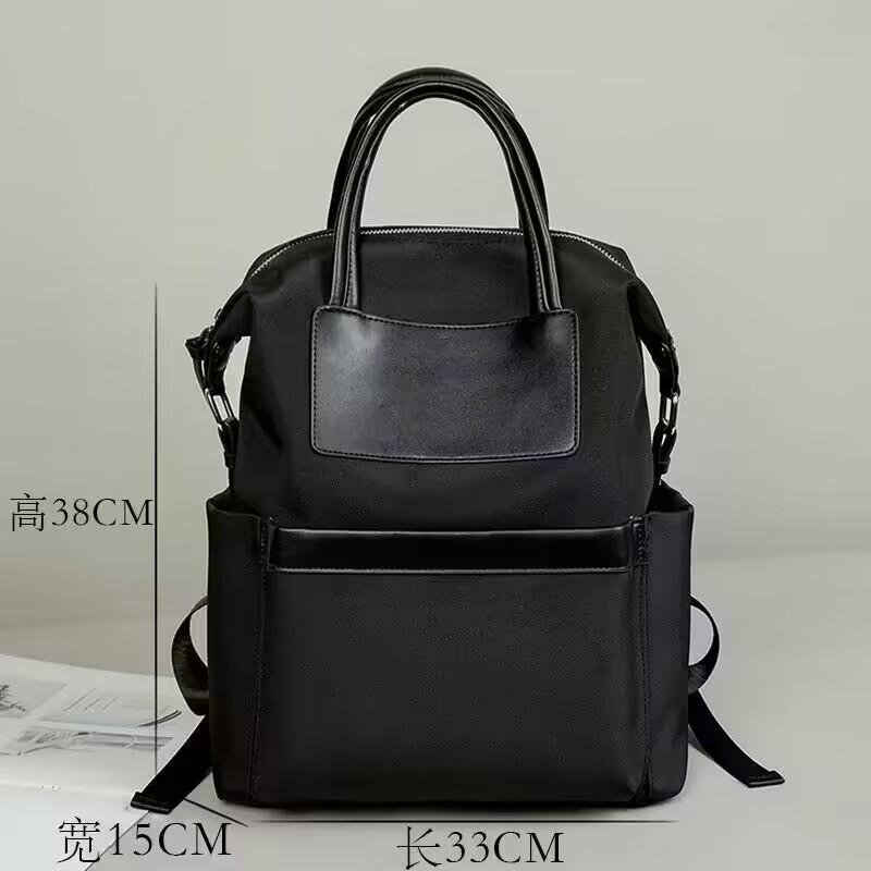 Women s Minimalist Backpack Water-Resistant Oxford Nylon Versatile Handheld Bag for Travel School Daily Use