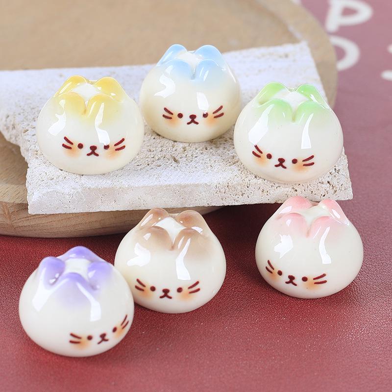 3D-игрушка для еды KK Bun Cream Glue Kit DIY: Аксессуары из смолы для чехлов для телефонов, заколок и повязок на голову