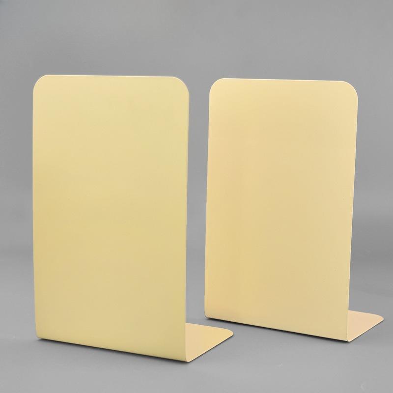 2 Pezzi Semplice Supporto per Libri in Metallo da Scrivania Fermalibri Antiscivolo Organizzatore di Libri per Studenti Fermalibri Grande Spesso Rastrelliera per Conservazione Libri